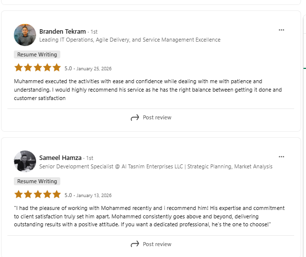 Global Career Studio client review 17
