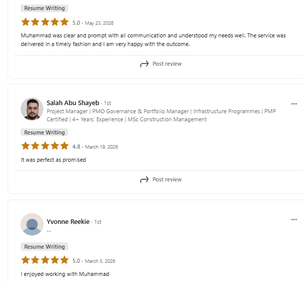 Global Career Studio client review 15