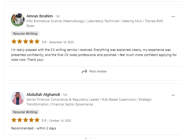 Global Career Studio client review 11